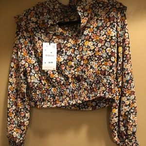 Zara floral top